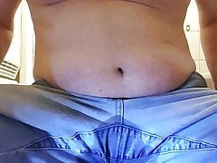 wetting jeans