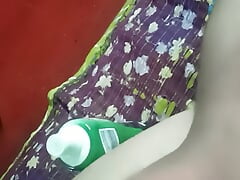 Porn video with hand job pump