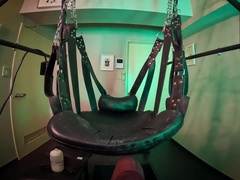 Bondaged Queer Rails Hook-up Fucktoy