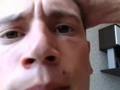 Dad cums in his son mouth 5