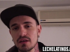 LecheLatinos.com - Gael feasts on Kendro's huge condom-free dick