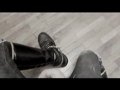 Cum in 20 hole Gripfast Boots
