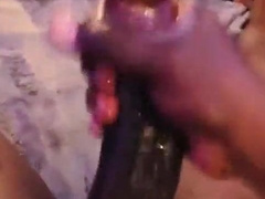Must Witness Hefty Black Trouser snake Getting off