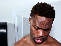 Next Door dark-hued ample dark-hued Cock In Gloryhole