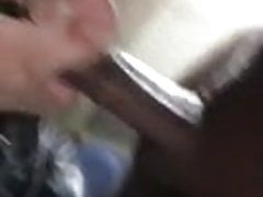 Deepthroat BBC In Stairwell