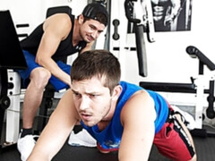 Sweaty fucking, muscle worship (starring Colby Chambers and Mickey Knox)