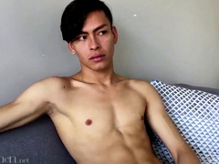 Santiago Arias interview photoshoot and solo masturbation