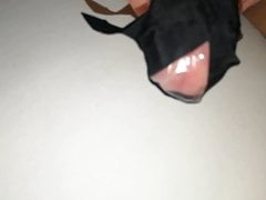 Cum in See-through cockhead bondage