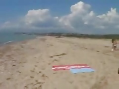 Italian At the beach by the sea