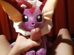 Vaporeon pokemon plush masterbation session