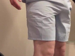 getting FIRM & WILD in the Fitting Guest Room while attempting on some clothes