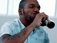 Two gay bbc with 2 milky Dongs in the mixer