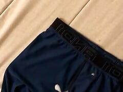 Pissing jacking off cumming