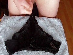 cum in sil panties