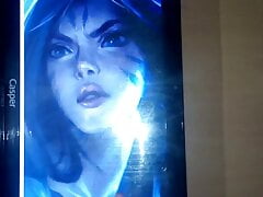 Kaisa SoP 4 - Cum Tribute On KAISA'S BEAUTIFUL FACE