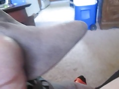 Pre cum on Booties loaned by MrMessyshoes