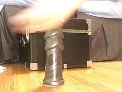 Man cunt loves huge  B-10 warhead toy