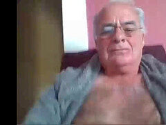 grandpa showcase on webcam