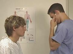 Twink seduced by his doctor before being fucked balls deep