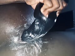 Play hard with dildo