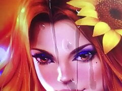 Leona Tribute cum her hot big boobs and sexy face SOP