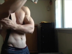 Young muscle hunk worship 2