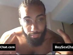 Hot brazilian showing his hairy cock