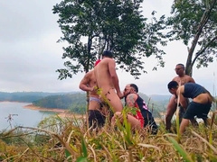 BARE AND XXX LOST IN AN INTERCOURSE AT CAMP.