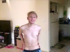 blonde guy gets active in sex - daniel hausser