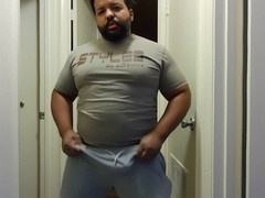 Muscular stepfather welcomes you home to pound