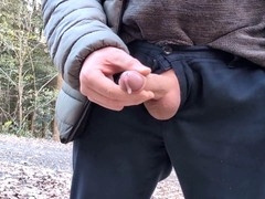 Close up, amateur outdoors, uncut close up