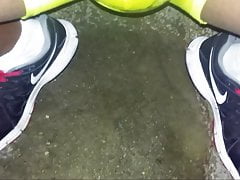 Yellow Puma Pissing