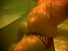 Fat boy in hot tub 2