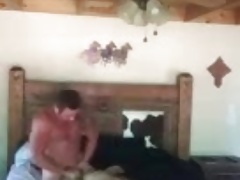 daddy fuck a young boy in bedroom