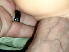 I have gotten a super tight sextoy from my wife and i creampied it hard when i switched from pussy to anal