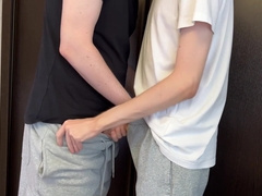 Two Guys Kiss And Jerk Off Together