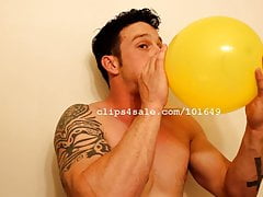 Balloon Fetish - Cody Lakeview Blowing Balloons Part2 Video2