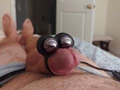 Handsfree cum and slo-mo cumshot with Octopuss Jett
