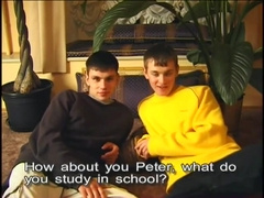 Cute Boys Talk About Themselves With Subtitles After First Sex