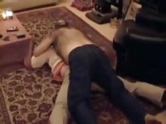 Bald Hairy Dad Couldn't Wait - CLOTHES ON BB-FINGERING-BB-BJ