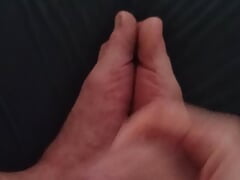 I jerk off and get my feet dirty
