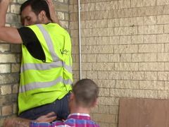 Lucio Saints and Issac Jones in the abandoned building-sex