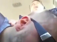 Man blows me in the van sploogs the jizz and tongues it up