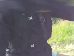 I rail my bike with my wood out, urinate and wank off in nature,