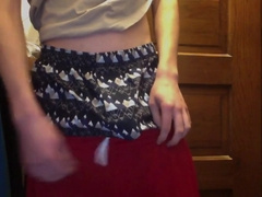 Gay Boy Sagging and Cum