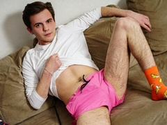 Mark Freedom is going to get off with legs spread