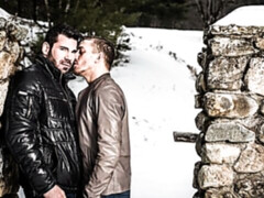 Alexander Gustavo happily banging Billy Santoro's hairy ass