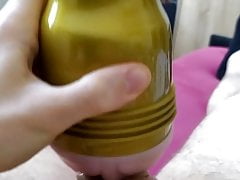 Having fun with my fleshlight