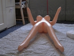 Hump Gal Pulverize Onanism in white Socks