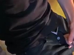 Hot boy masturbating in Levi`s 501 jeans